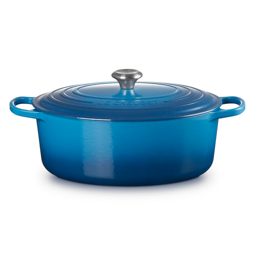 8-Qt Le Creuset Enameled Cast Iron Oval Dutch Oven With Lid
