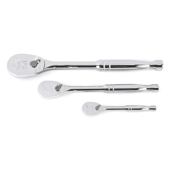 3-Piece Gearwrench 1/4", 3/8" & 1/2" Drive 84 Tooth Teardrop Ratchet Set