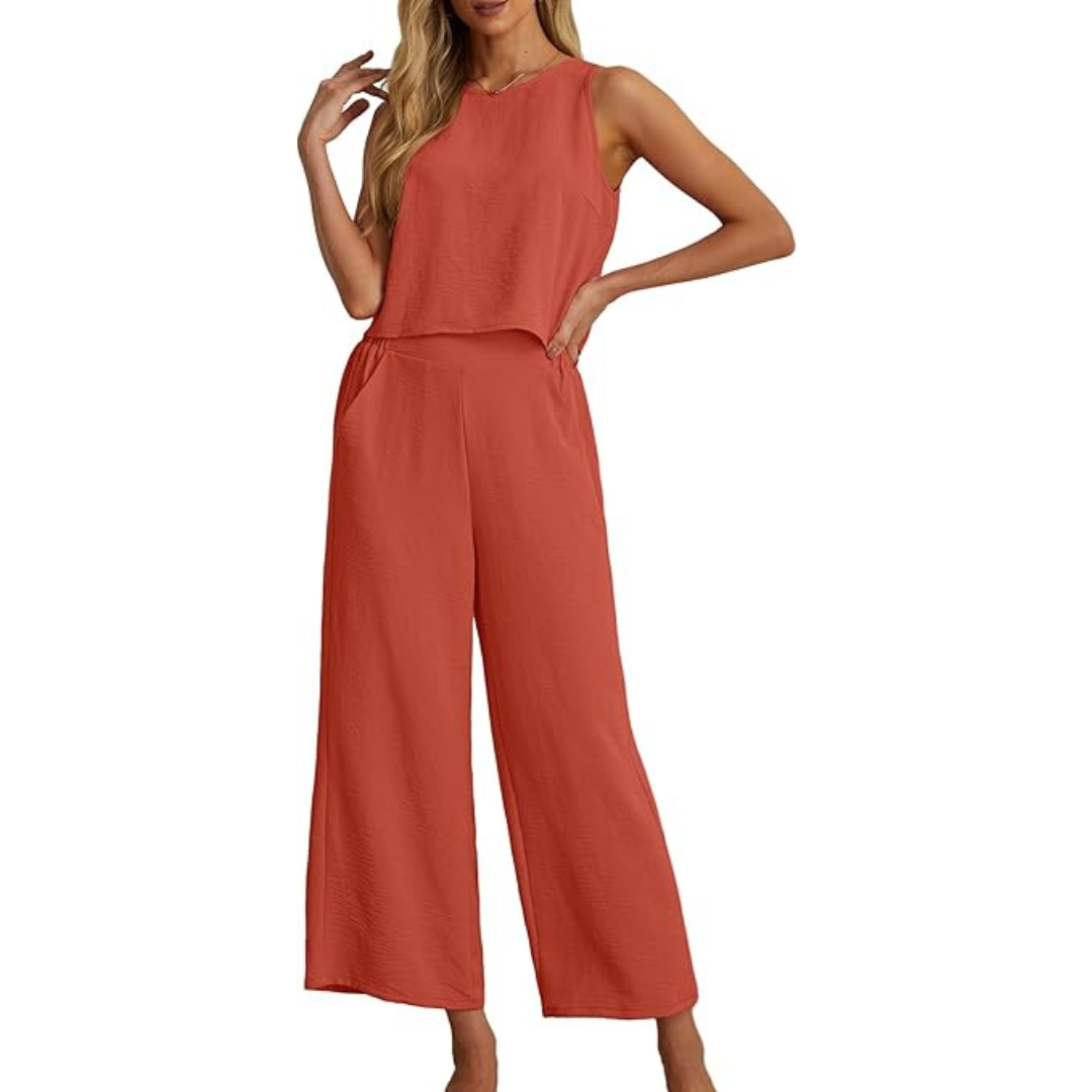Women's Casual Summer 2-Piece Outfits Set