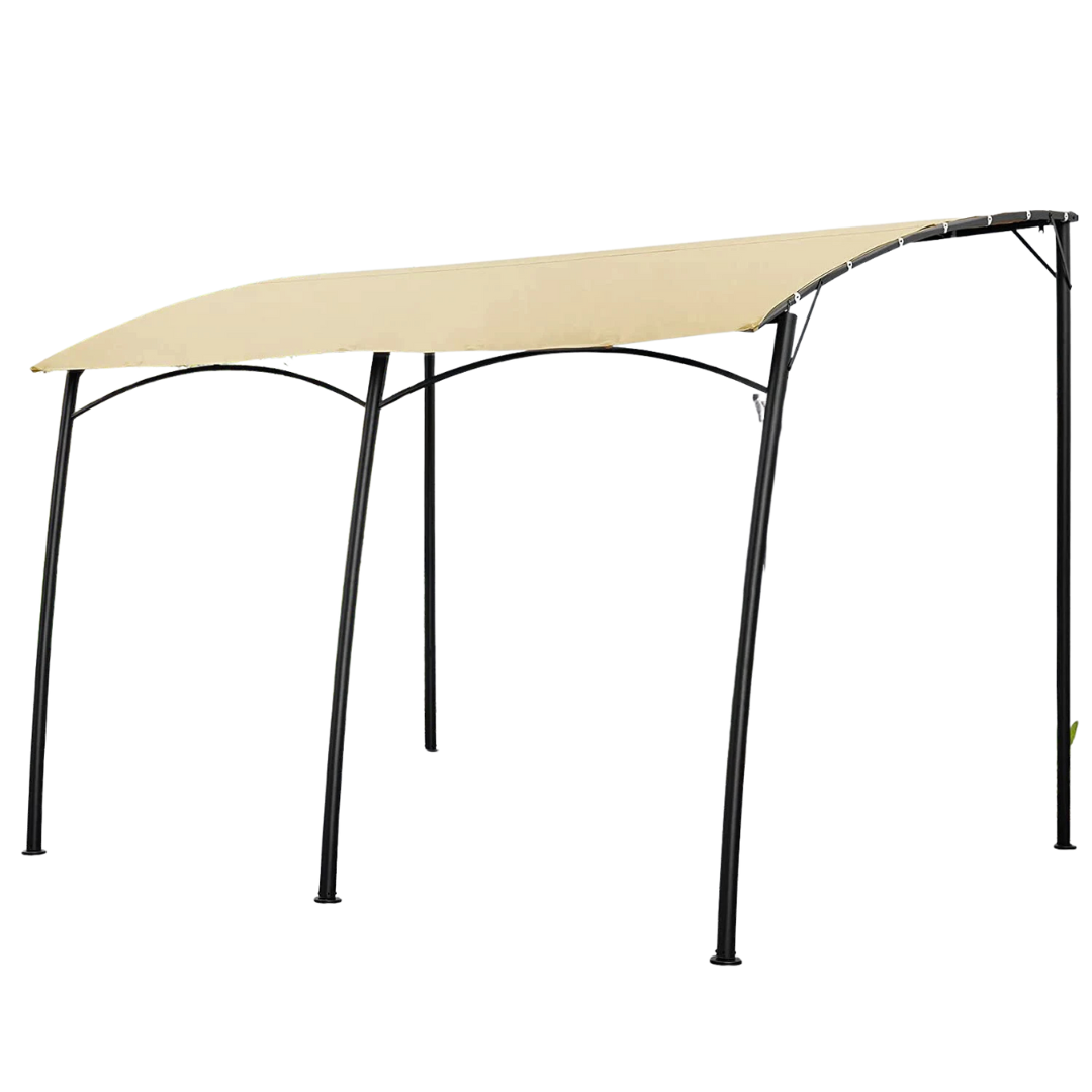 Aecojoy 13ft x 10ft Outdoor Wall Mounted Gazebo