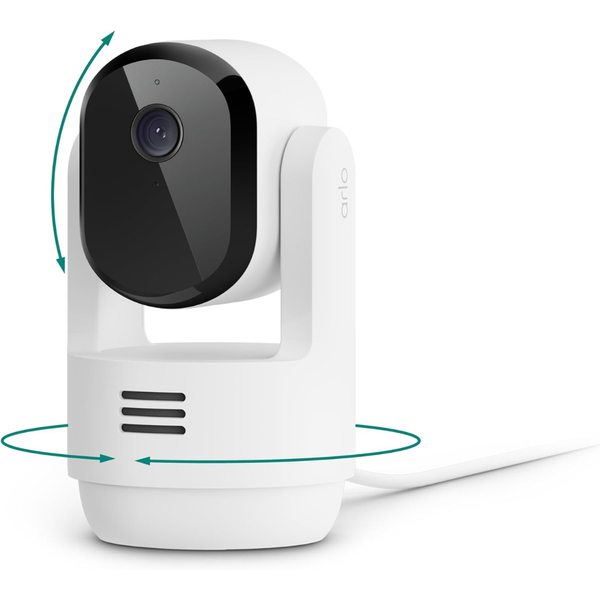 Arlo Essential Indoor Pan Tilt 2K Security Camera (2025 Release)
