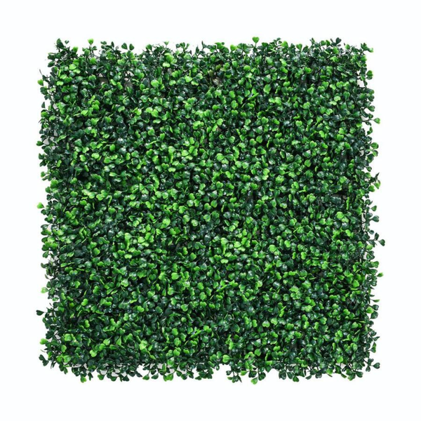12-Piece 20"x20" Artificial Boxwood Panels Grass