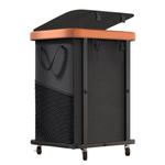 150L (40 Gal) Large Fashion Laundry Basket With Wheels