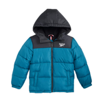 Reebok Big Boys' Contrast Yoke Long Sleeve Puffer Jacket (Various)