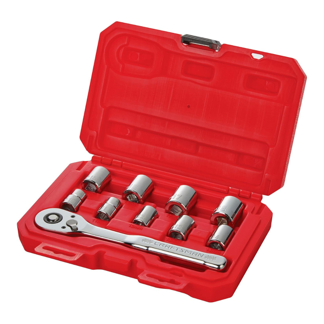 10-Piece Craftsman Metric 3/8 Drive Mechanics Tool Set