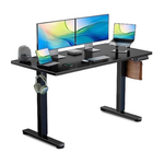 Totnz 55" x 24" Electric Adjustable Standing Desk With 3 Memory Presets