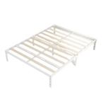 14" Queen Storage Space Under Metal Platform Bed Frame