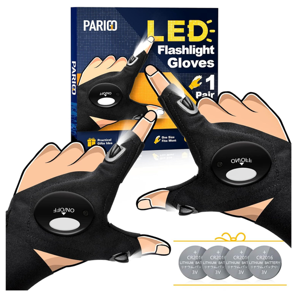 PARIGO LED Flashlight Gloves