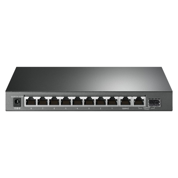 TP-Link 10-Port Gigabit Network Switch W/ 8 PoE+ & 2 Uplink Ports