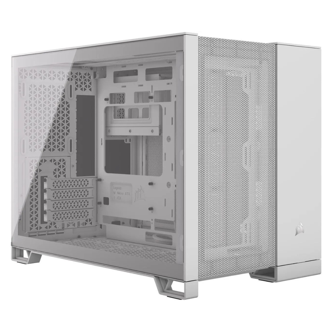 CORSAIR 2500D Airflow Micro ATX Dual Chamber PC Case