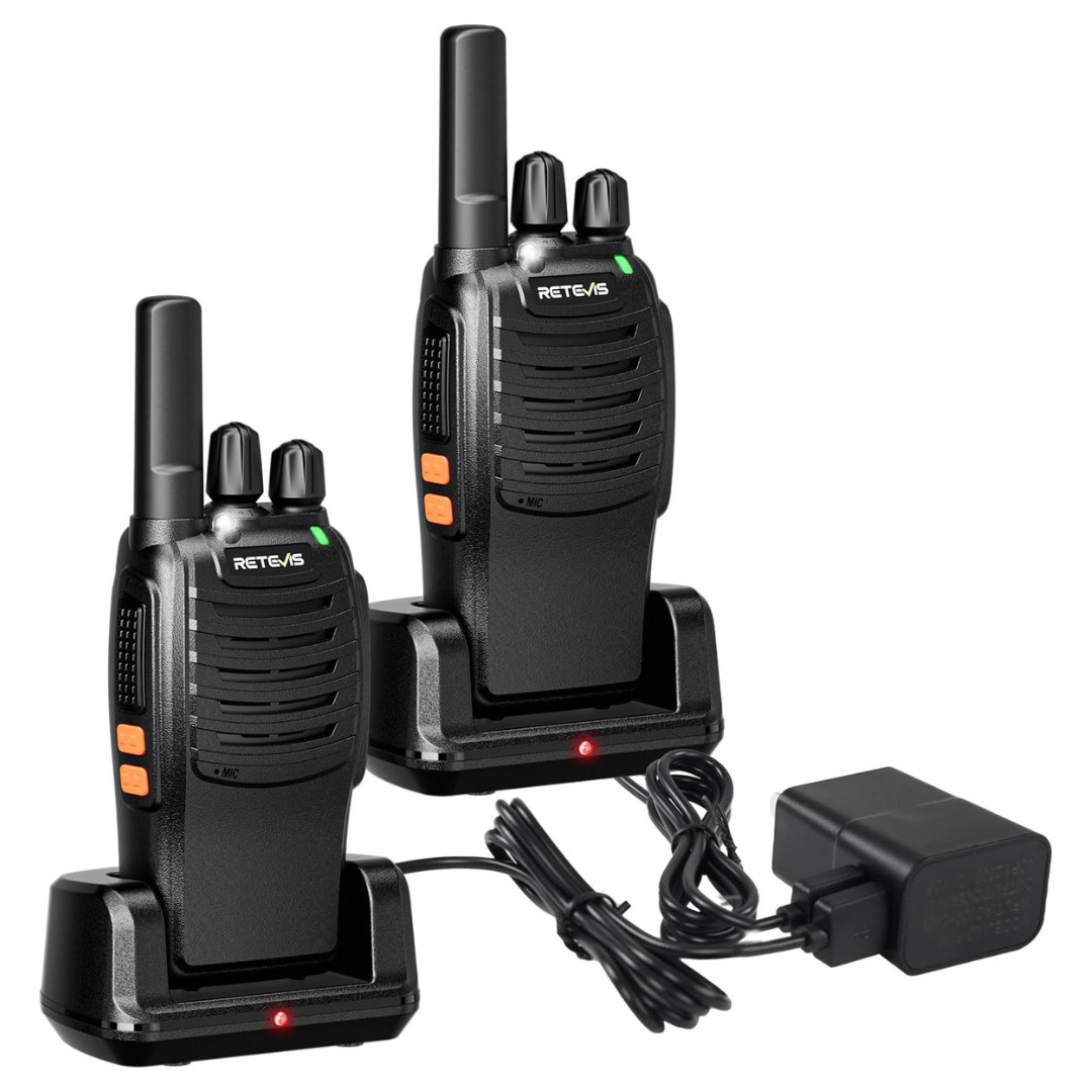 2-Pack Retevis H-777 Rechargeable Mini 2-Way Walkie Talkies