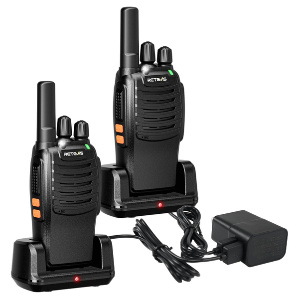 2-Pack Retevis H-777 Rechargeable Mini 2-Way Walkie Talkies