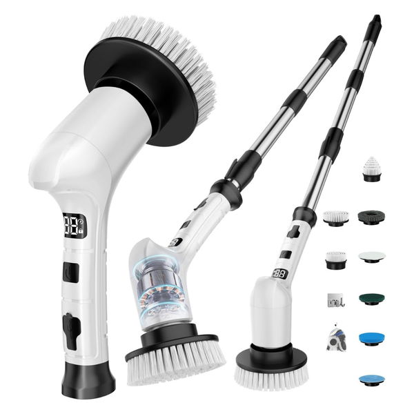 Cordless Electric Spin Power Shower Scrubber