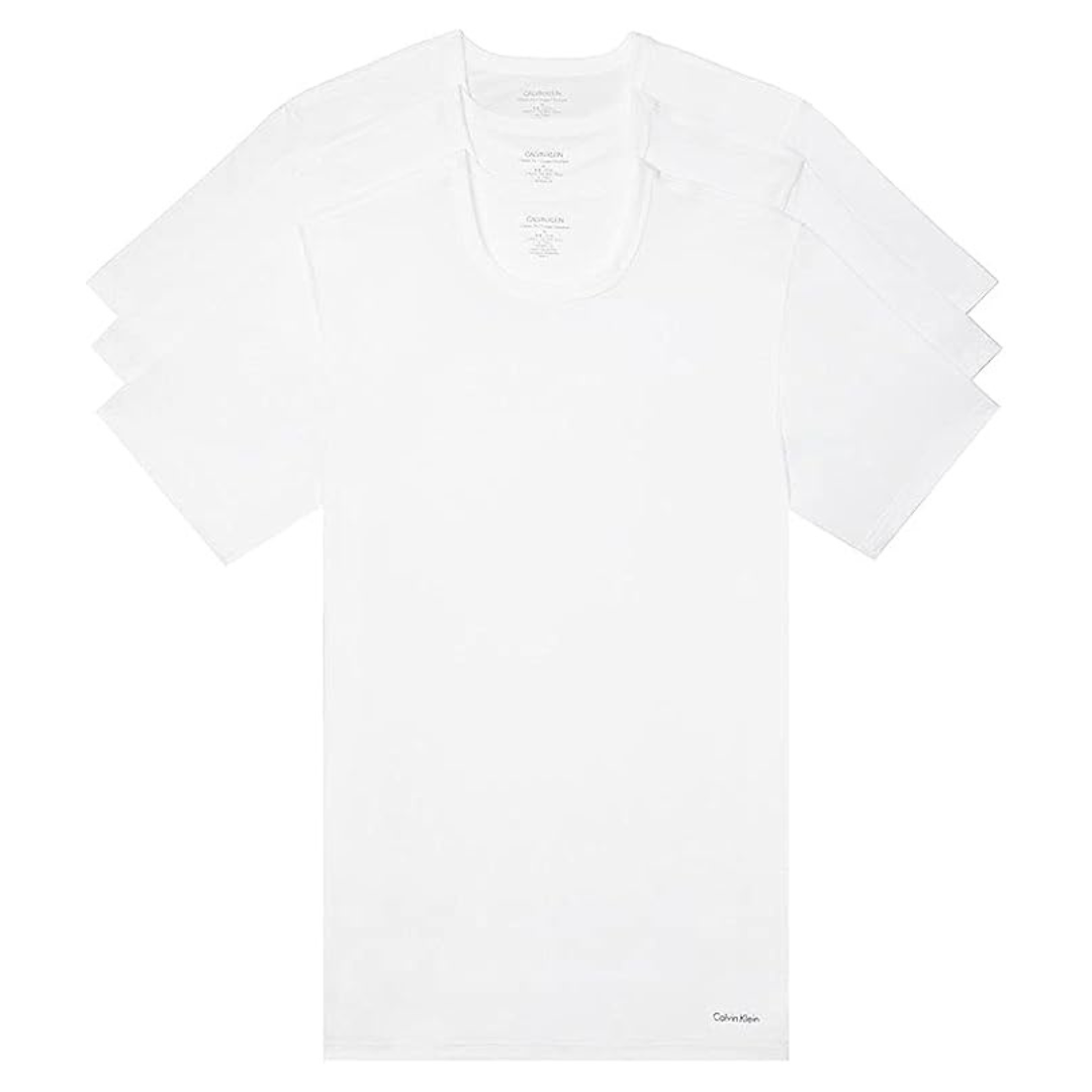 3-Pack Calvin Klein Men's Cotton Classic Slim Undershirts