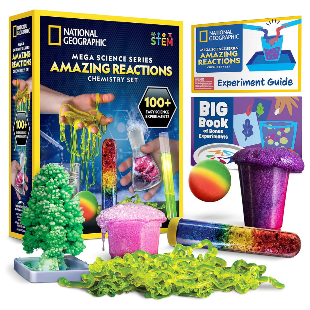 National Geographic Amazing Chemistry Set With 100+ Science Experiments