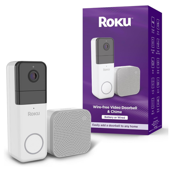 Roku Smart Home Wireless Video Doorbell & Chime