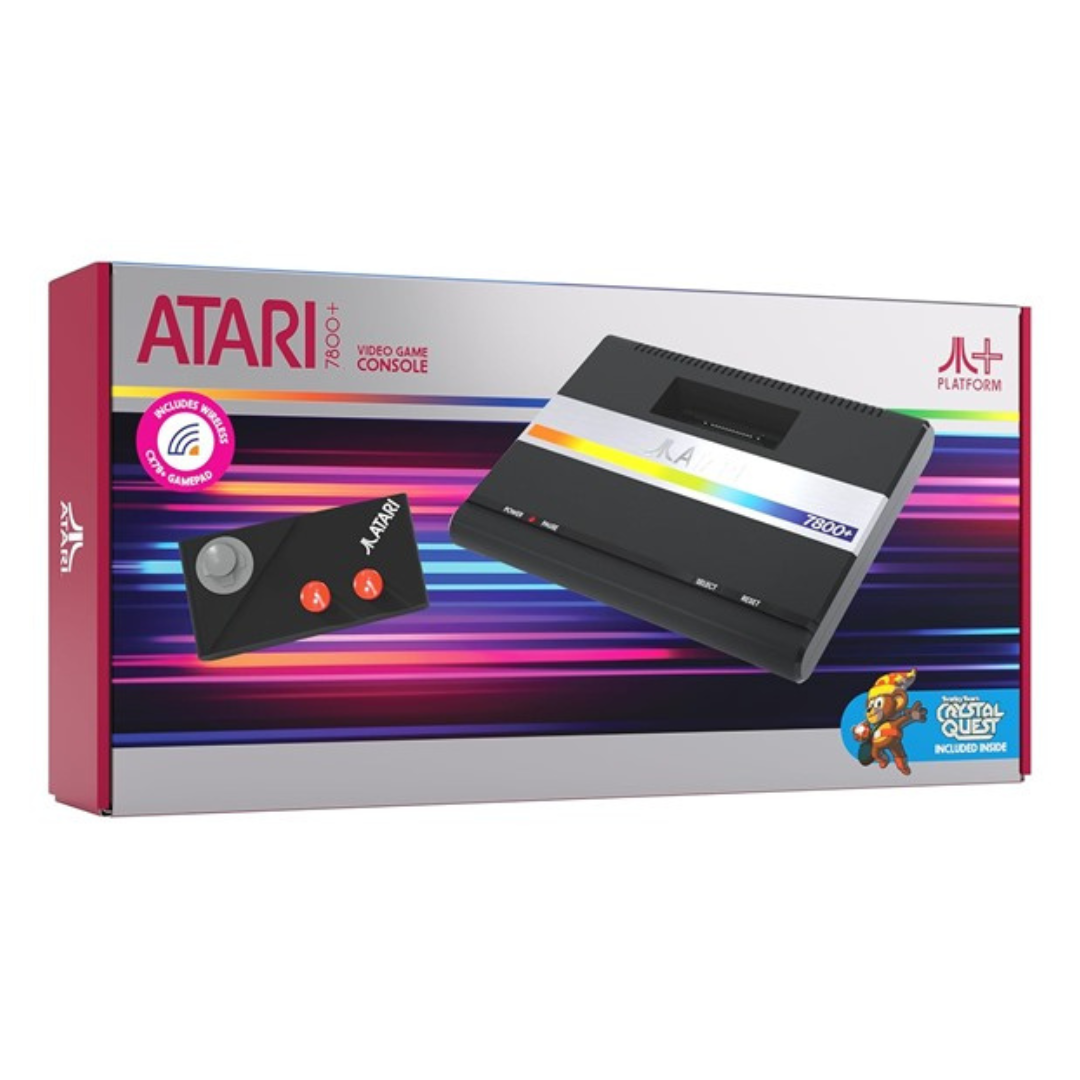 Official Atari 7800+ Console & Wireless Controller