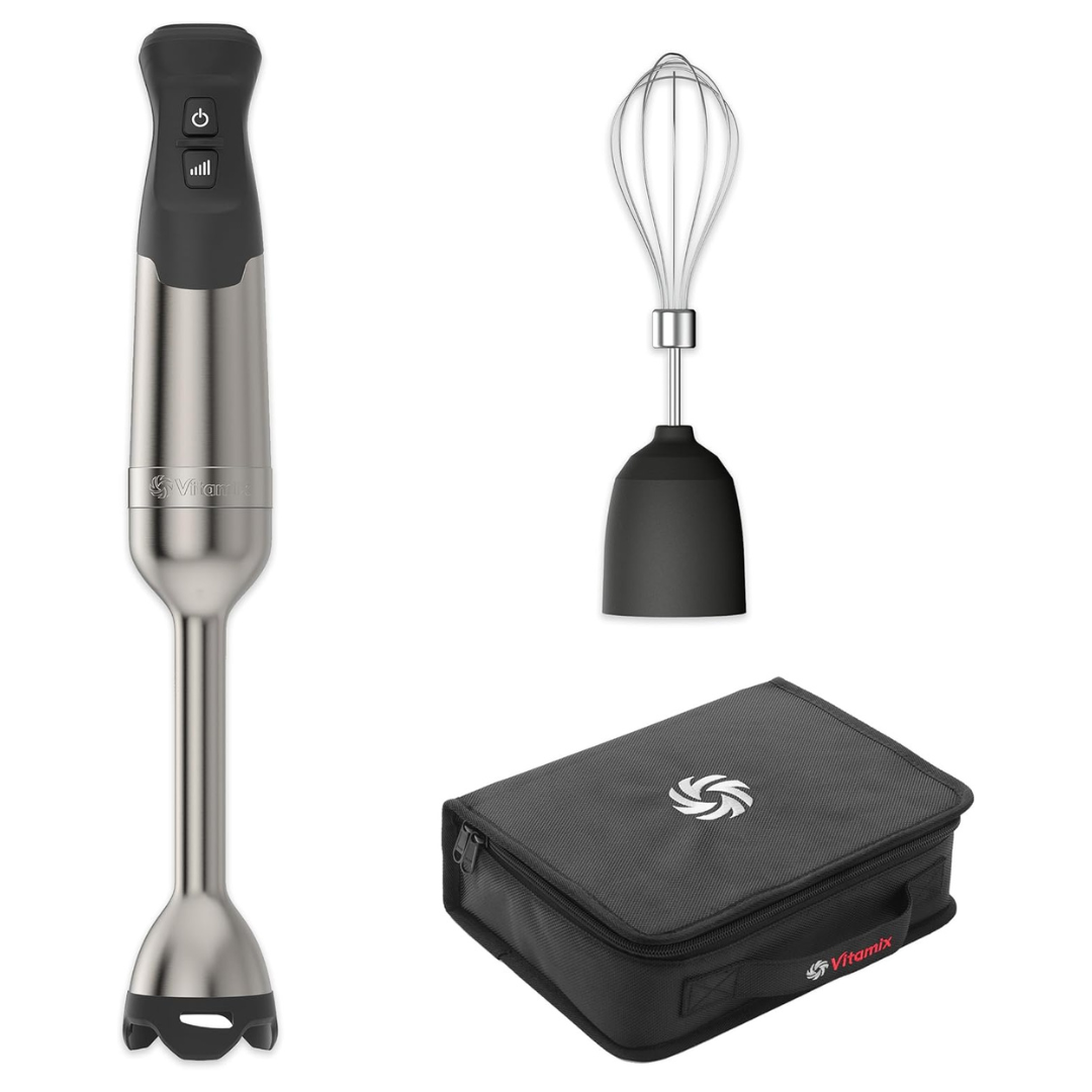 Vitamix 5-Speed Immersion Blender with Whisk & Case (Black)