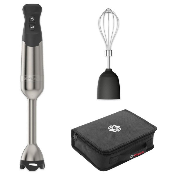 Vitamix 5-Speed Immersion Blender with Whisk & Case (Black)