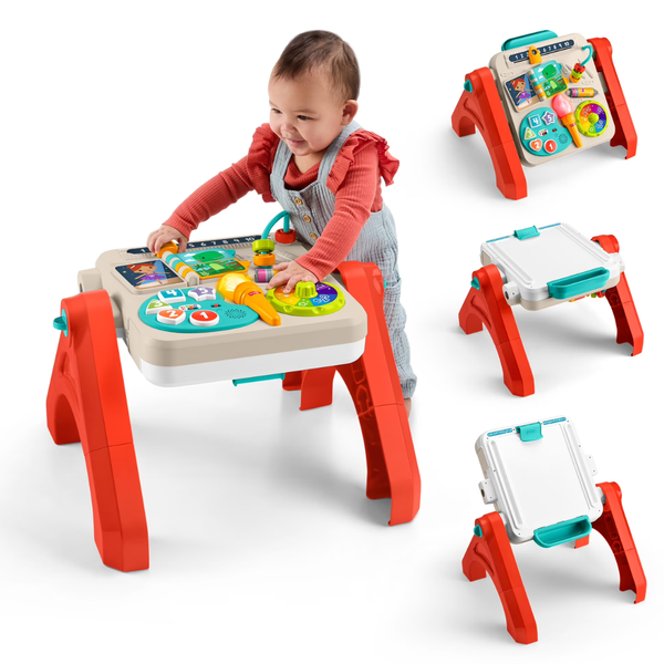 Fisher-Price Baby & Toddler Toy Laugh & Learn 4-in-1 Activity Table