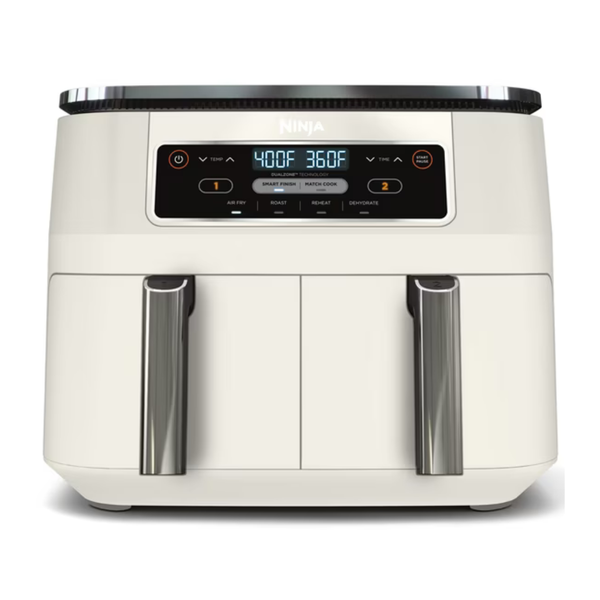 8QT Ninja Foodi 4-in-1 Air Fryer w/ 2x Basket DualZone Technology (Dove)
