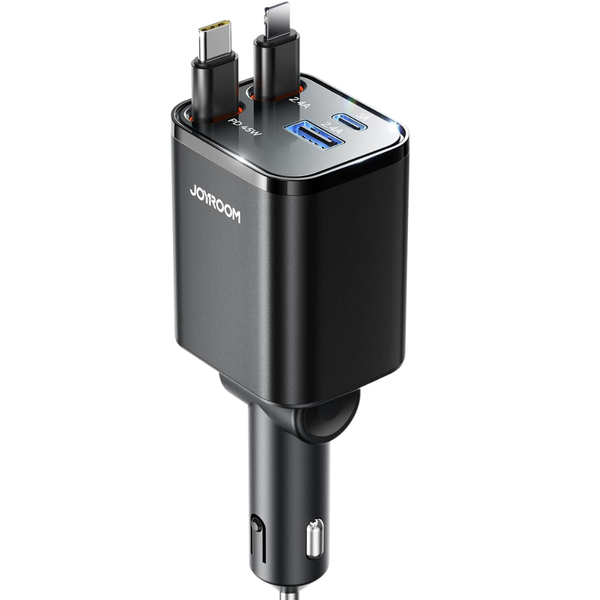 Joyroom 84W Retractable USB-C Fast Car Charger