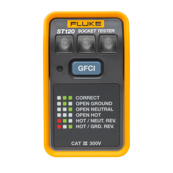 Fluke ST120 GFCI Socket Tester Without Beeper