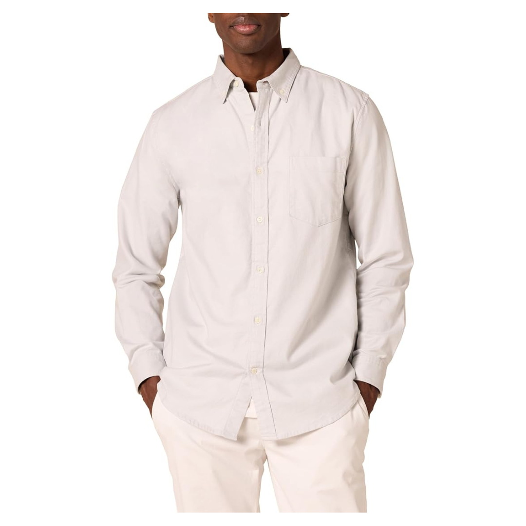 Amazon Essentials Men's Slim-Fit Stretch Oxford Shirt