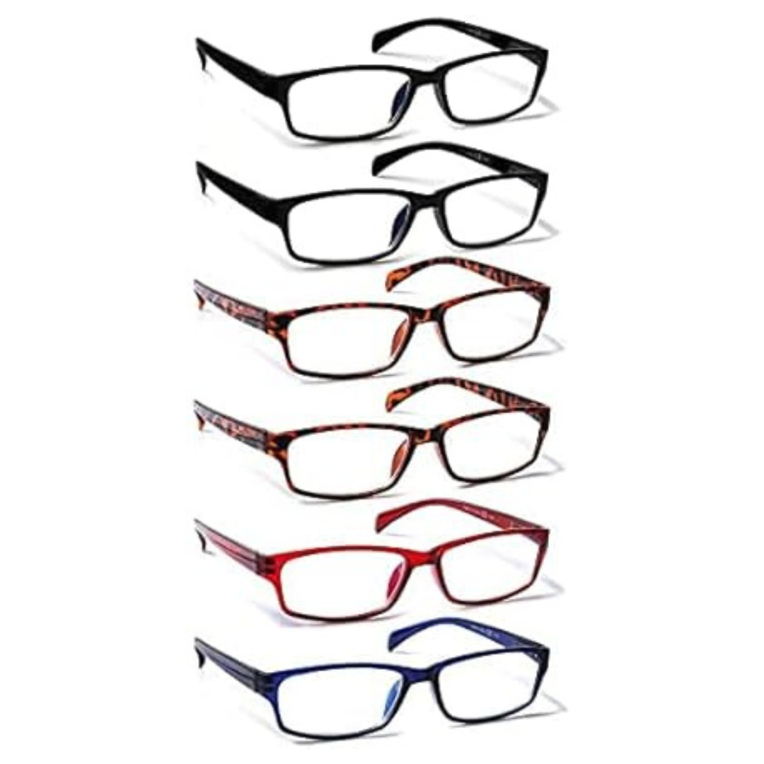 12-Pack Unisex Blue Light Blocking Reading Glasses (Various)