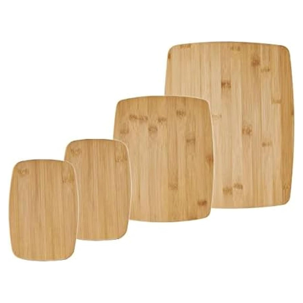 4-Piece Farberware Bamboo Cutting & Charcuterie Board Set (Assorted Sizes)