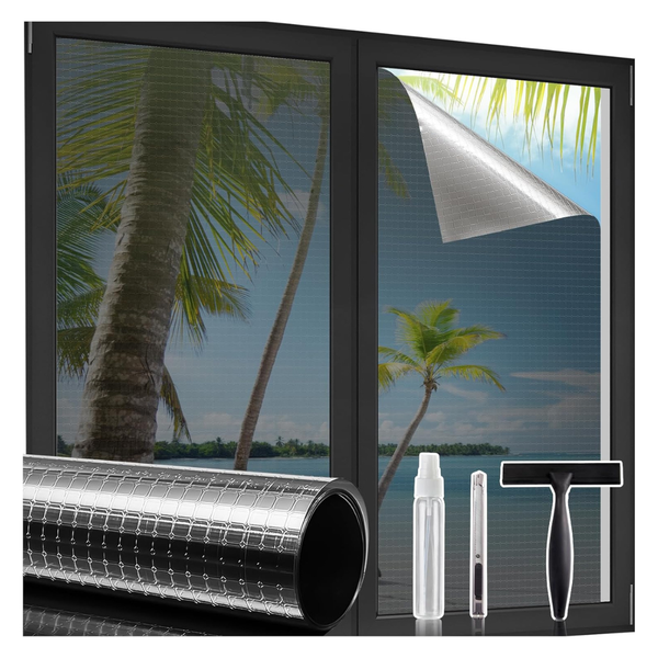 17.5" x 78.7" One Way Privacy Window Film
