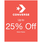 Up To 25% Off On Select Converse Styles At DSW