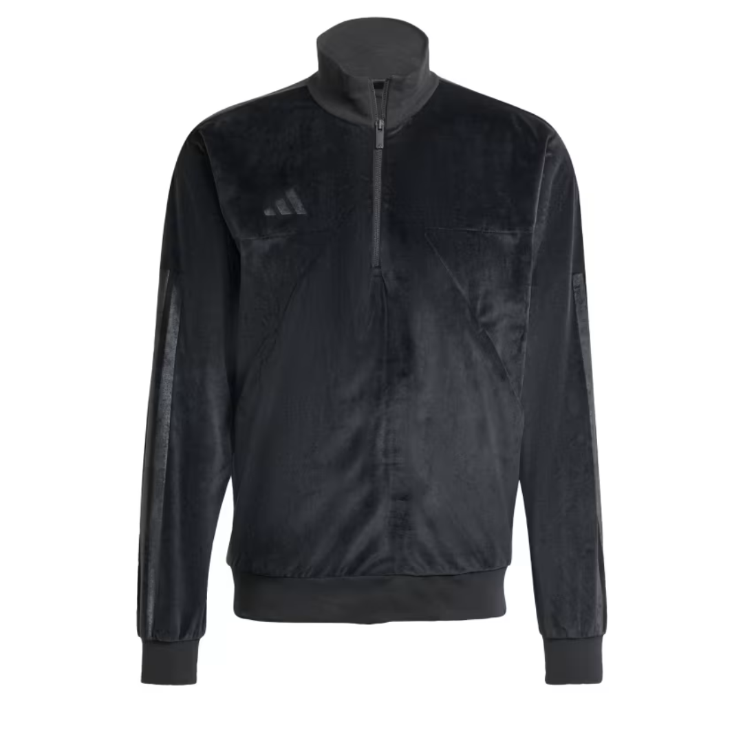 adidas Men's House Of Tiro Velour Half-Zip Track Top
