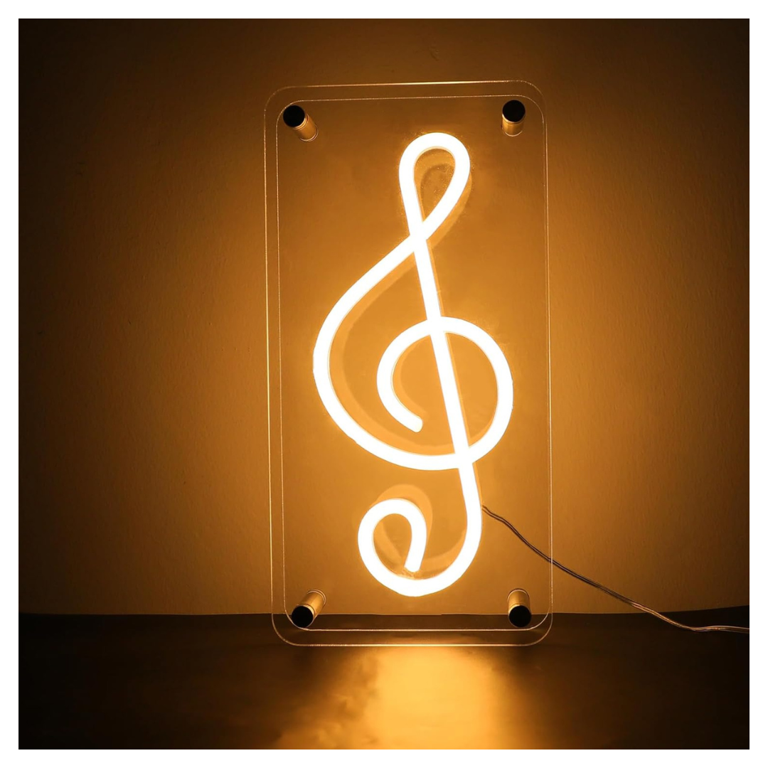 Enuoli Music Note Neon Sign