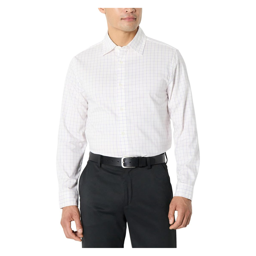 Amazon Essentials Men's Regular-Fit Long-Sleeve Shirt