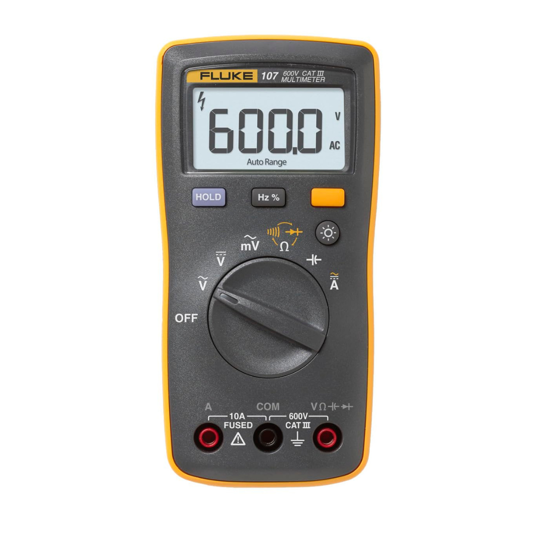 Fluke 107 AC/DC Current Handheld Digital Multimeter