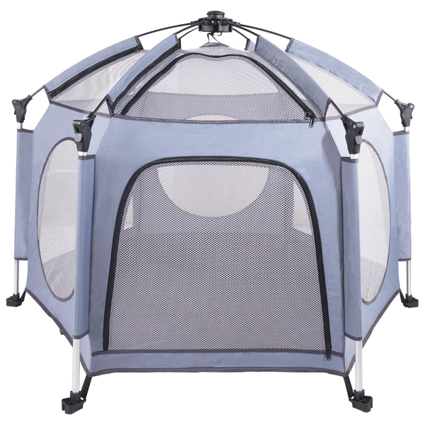 Pop Up Playpen Portable Tent With Canopy And Mosquito Net