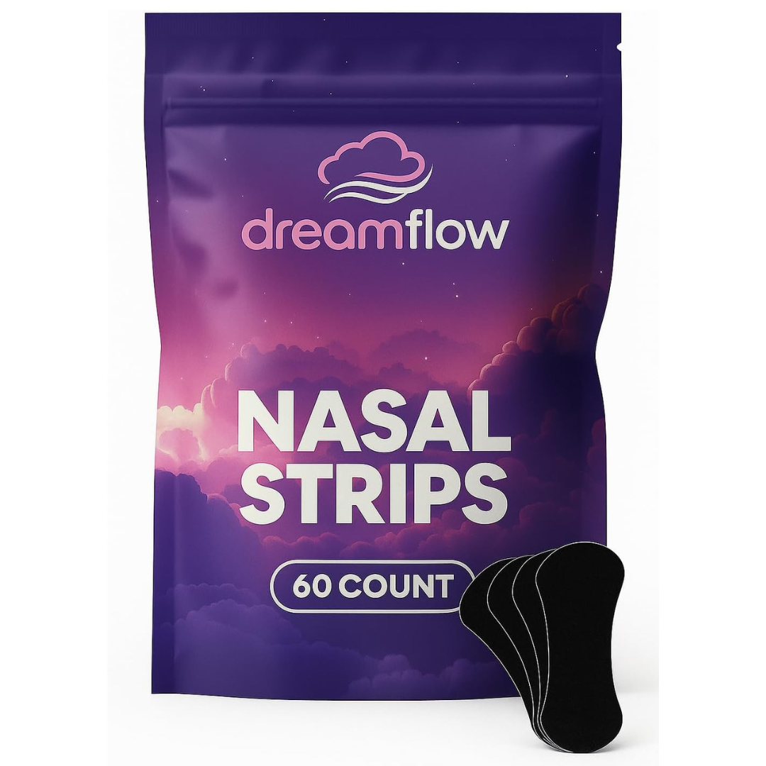 60-Count Nasal Strips For Deep Sleep Breathing And Snoring Relief