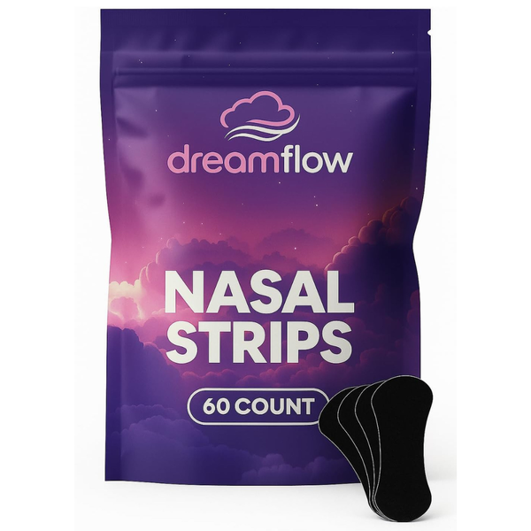 60-Count Nasal Strips For Deep Sleep Breathing And Snoring Relief