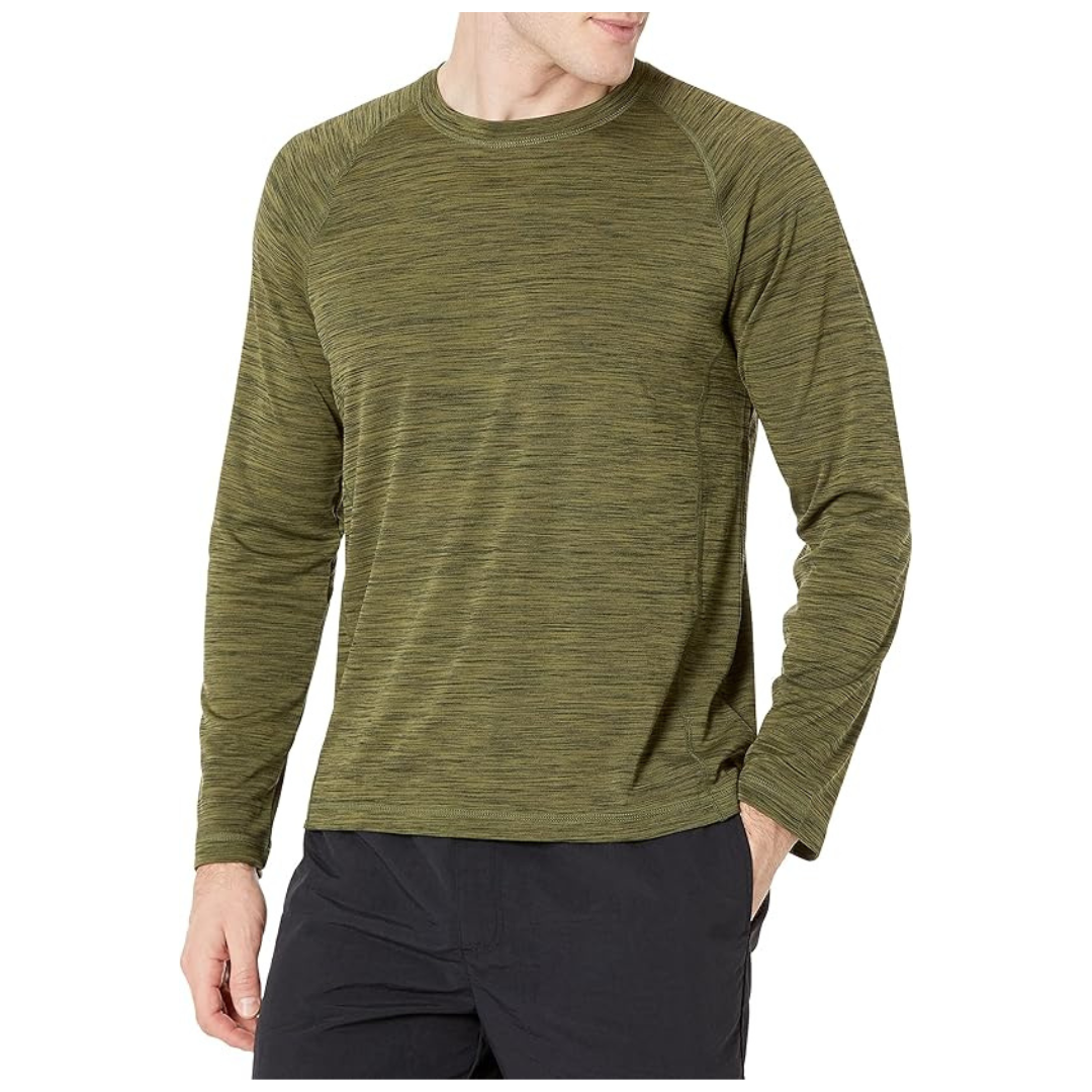 Amazon Essentials Men's Long-Sleeve Quick-Dry UPF 50 Swim Tee
