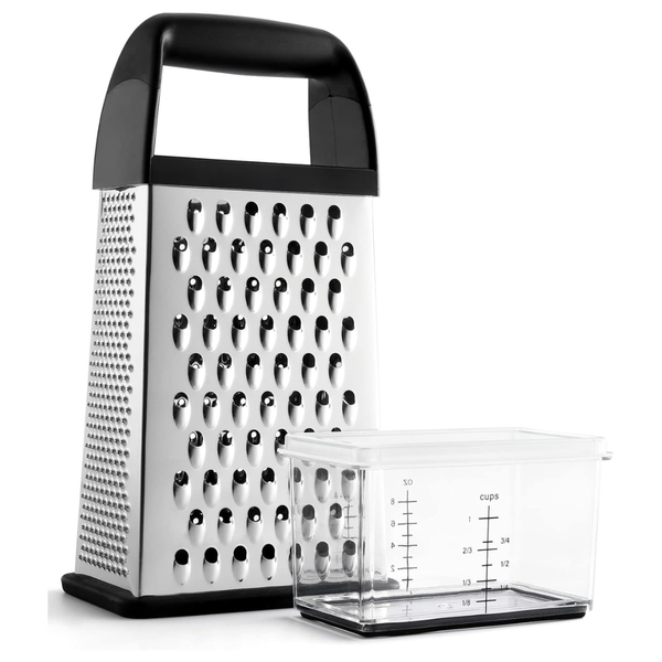 Stainless Steel Cheese Grater With Container Box (Various)