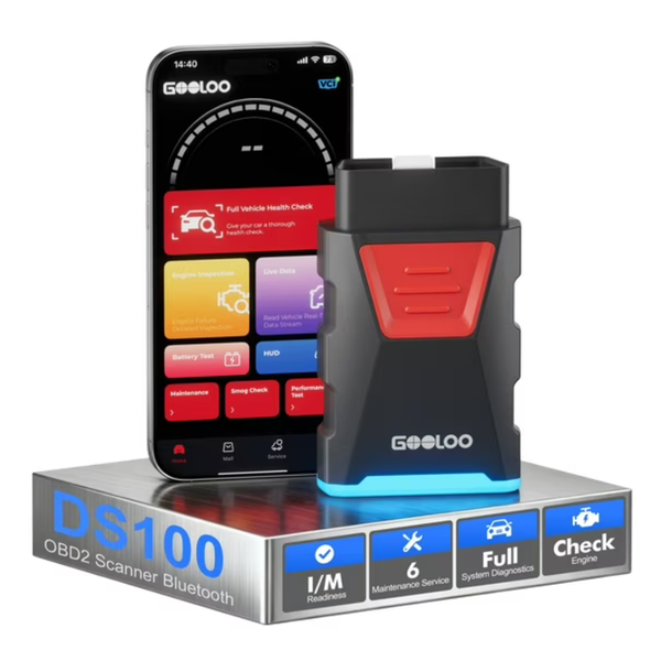 GOOLOO DS100 OBD2 Bluetooth Full System Car Scanner Diagnostic Tool