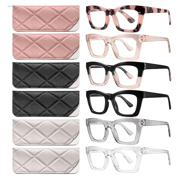 6-Pack 2.5 Oprah Style Reading Glasses For Women