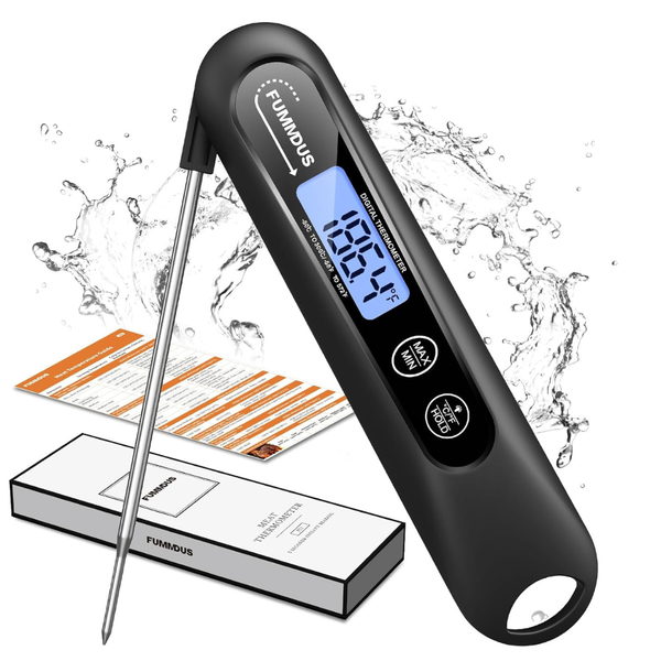 High Accuracy Instant Read Food Thermometer w/ Backlight & Magnet