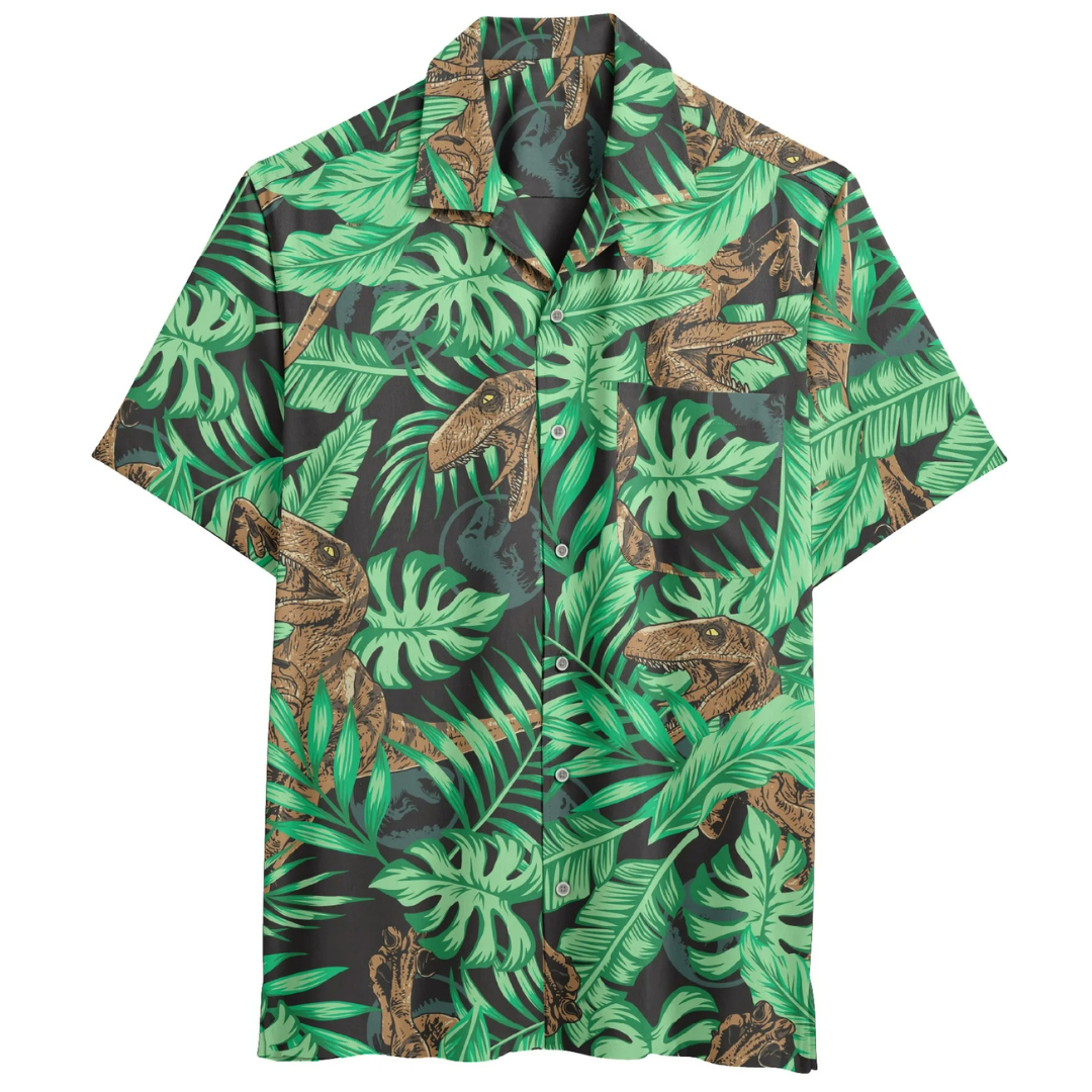 Jurassic Park Men's & Big Mens Graphic Print Shirt (Various Size)