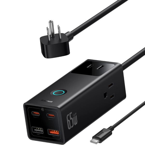 7-in-1 65W USB Power Strip Baseus Power Combo Pro Charging Station