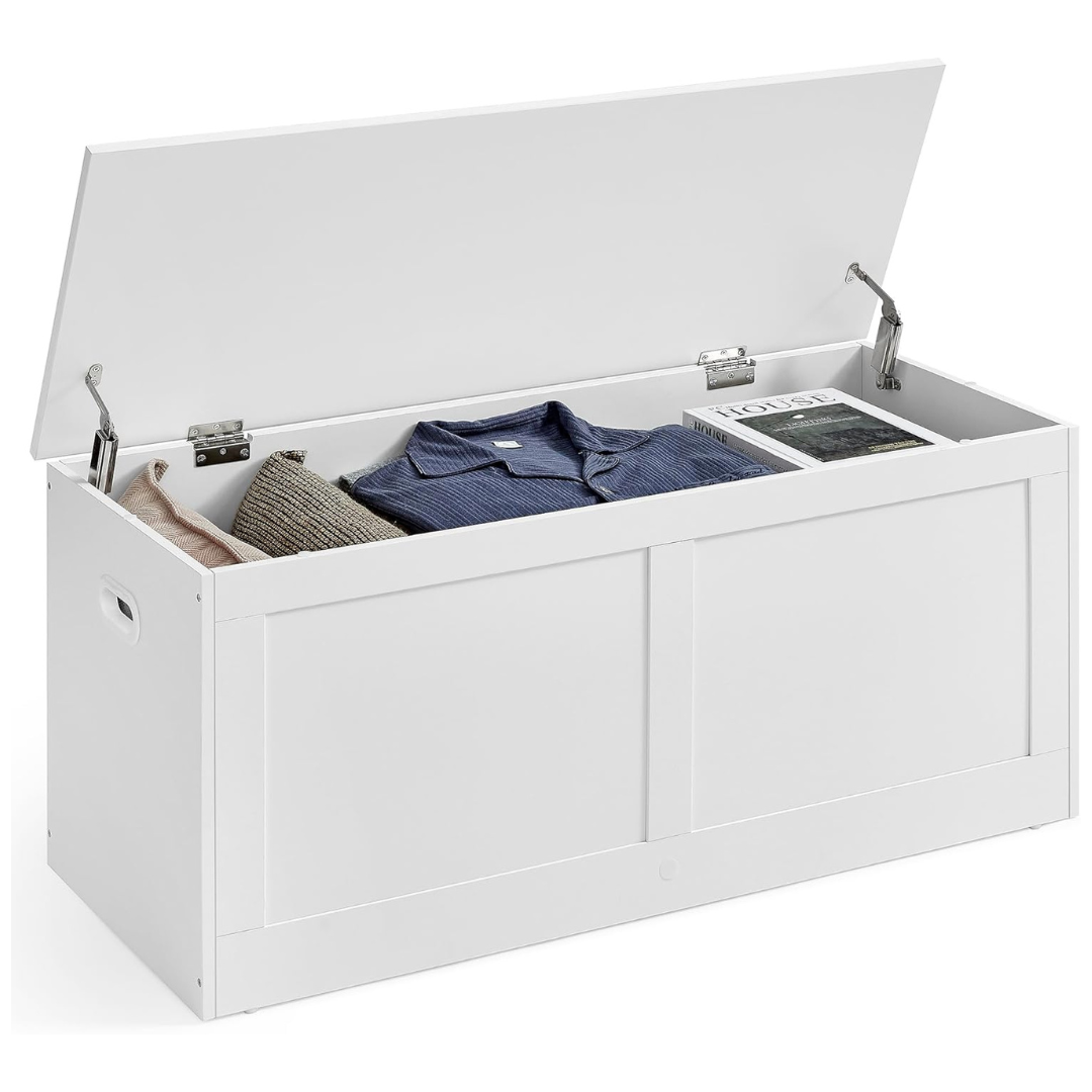 VASAGLE Storage Storage Trunk w/2 Safety Hinges