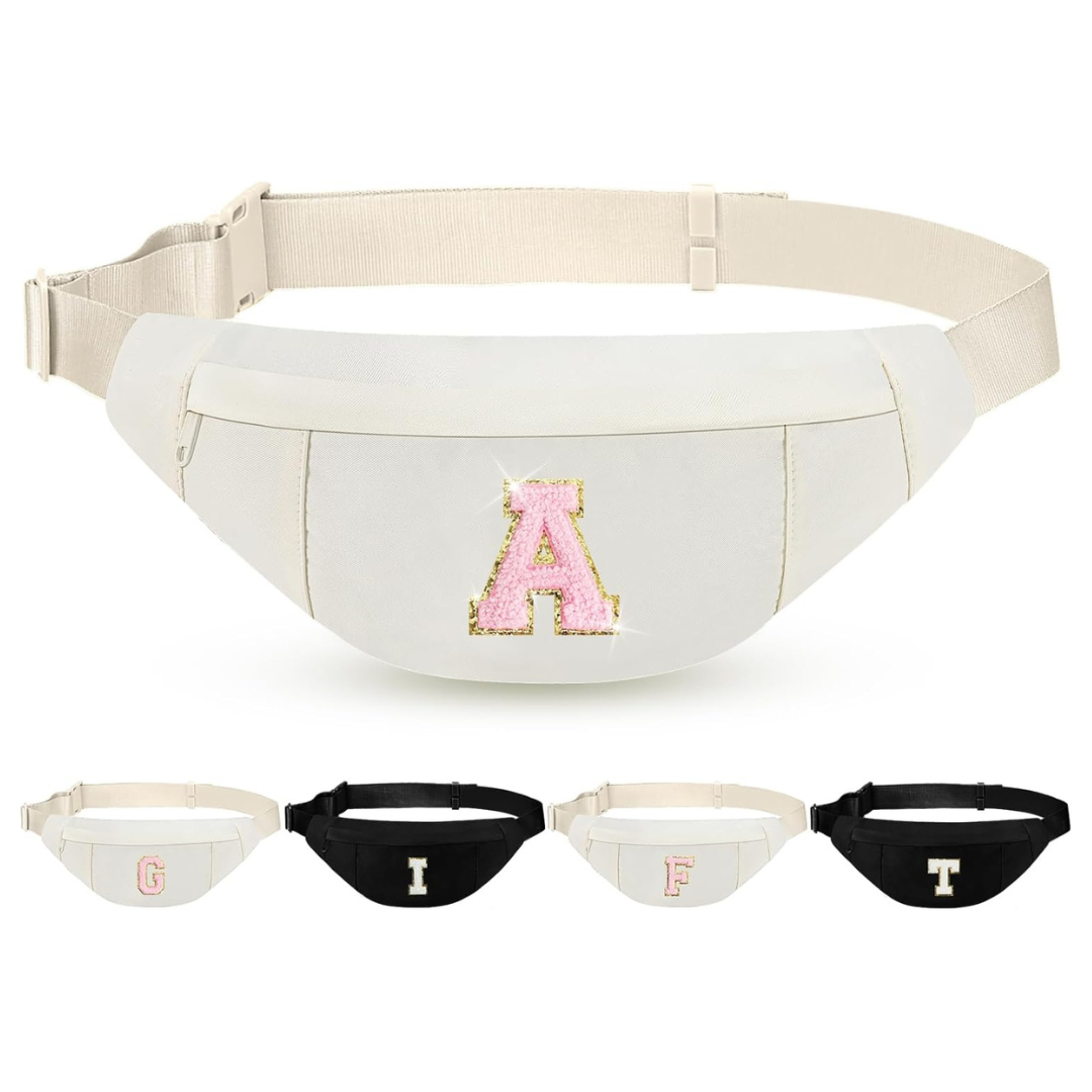 Maxtop Large Initial Waist Pack With 4-Zipper Pockets