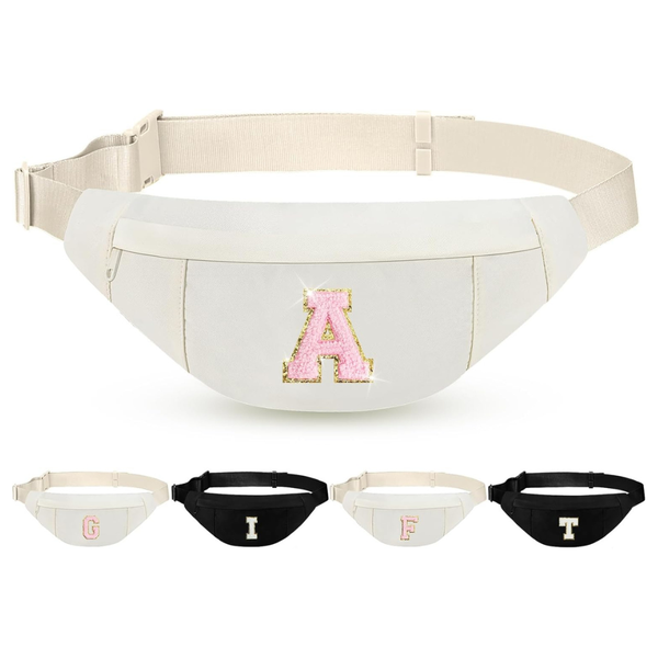 Maxtop Large Initial Waist Pack With 4-Zipper Pockets