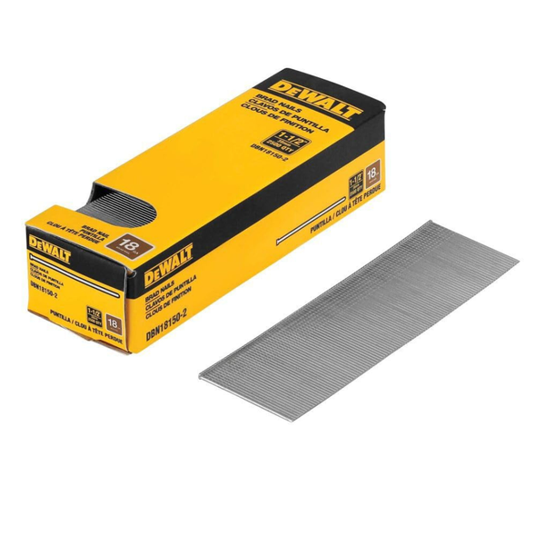2500-Count DEWALT 1.5" 18 Gauge Brad Nails